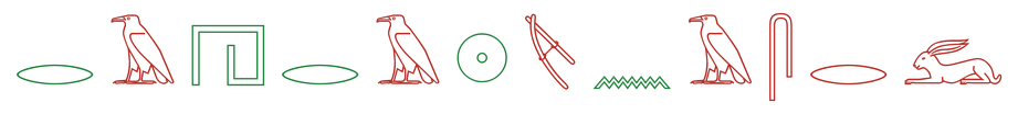 GPT-5.5 predicted signs as hieroglyphs