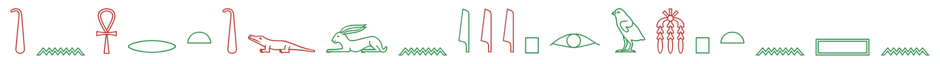 Gemini 3.1 Pro predicted signs as hieroglyphs